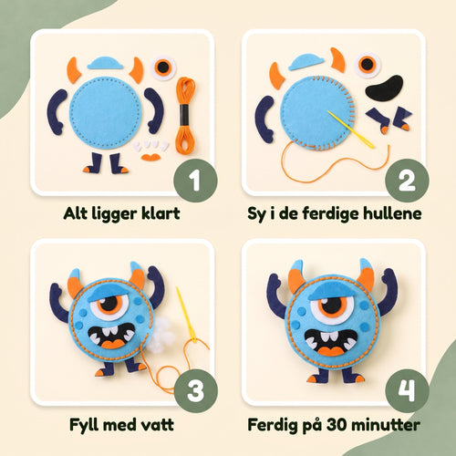 Kreativt sysett for barn